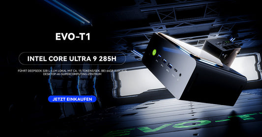 🚀 Globaler Launch: EVO-T1 mit Intel® Core™ Ultra 9 285H – Entwickelt für das KI-Zeitalter