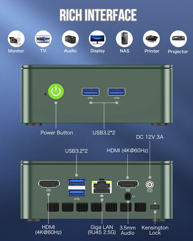 GMKtec NucBox G3 Plus Intel® Twin Lake N150