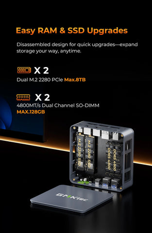 GMKtec NucBox M6 Ultra AMD Ryzen™ 5 7640HS Mini PC