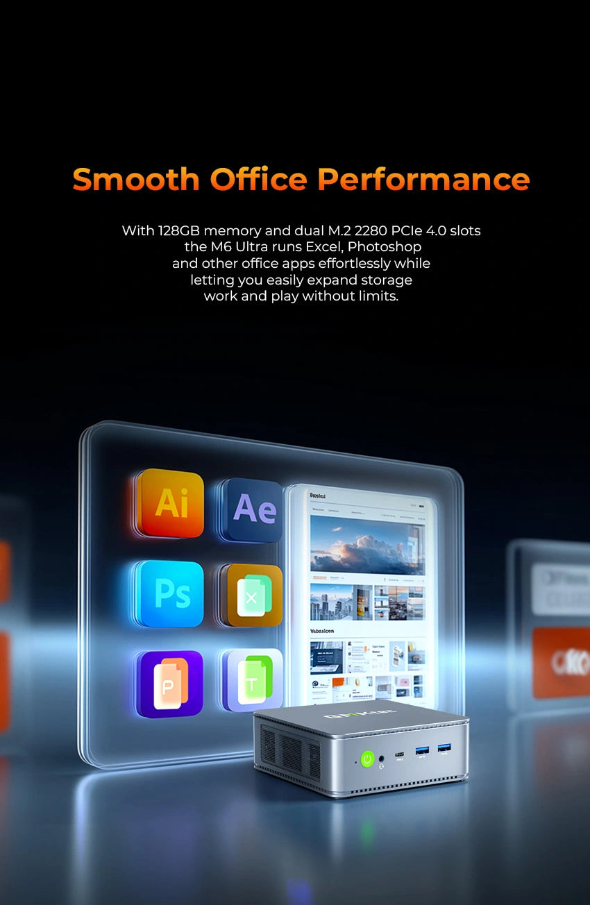 GMKtec NucBox M6 Ultra AMD Ryzen™ 5 7640HS Mini PC