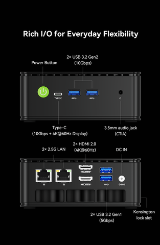 GMKtec NucBox G11 Plus Mini PC con AMD Ryzen™ 5 3500U