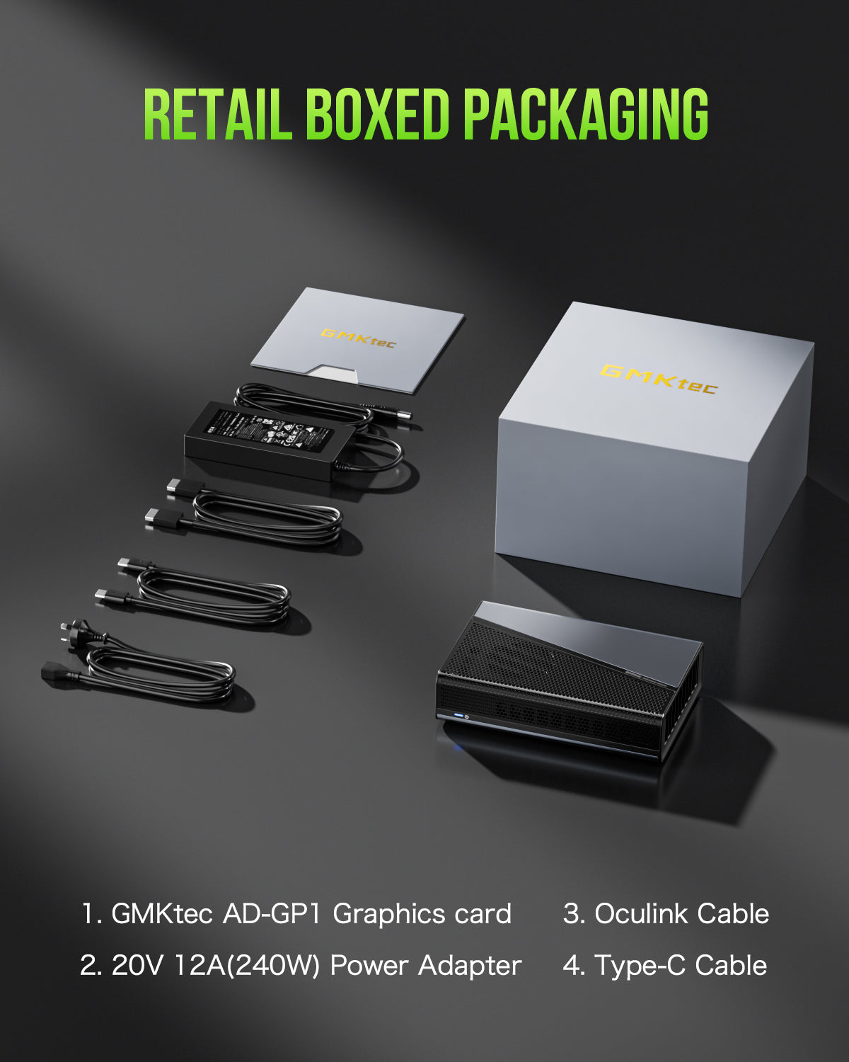 GMKtec AD-GP1 AMD Radeon 7600M XT External GPU Docking Station