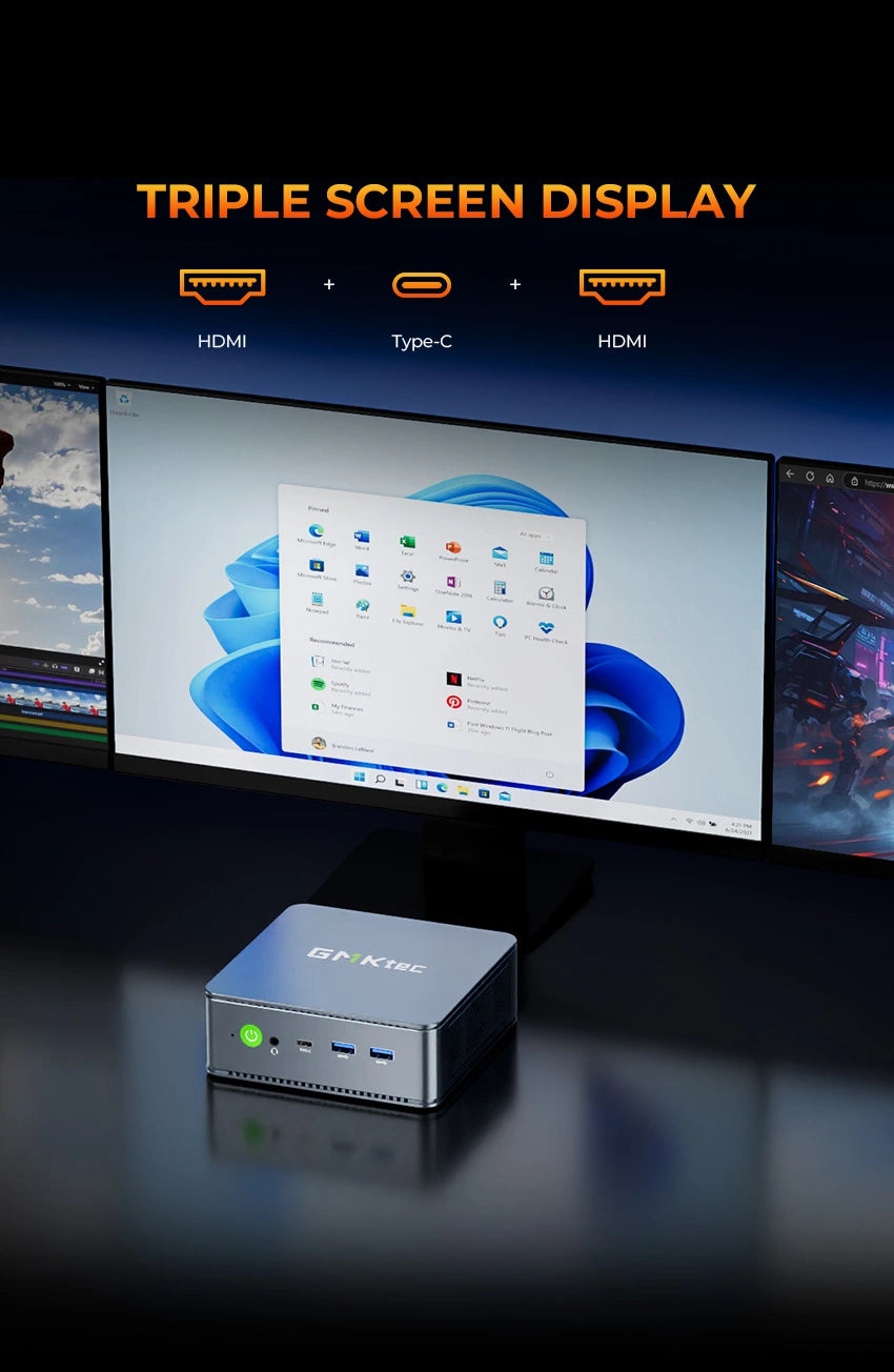 GMKtec NucBox M6 Ultra AMD Ryzen™ 5 7640HS Mini PC