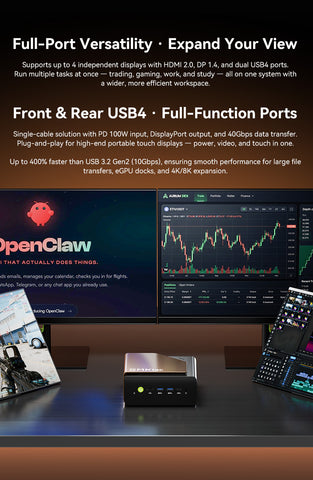 GMKtec EVO-T2 Intel Core Ultra X9 388H / X7 358H Mini PC