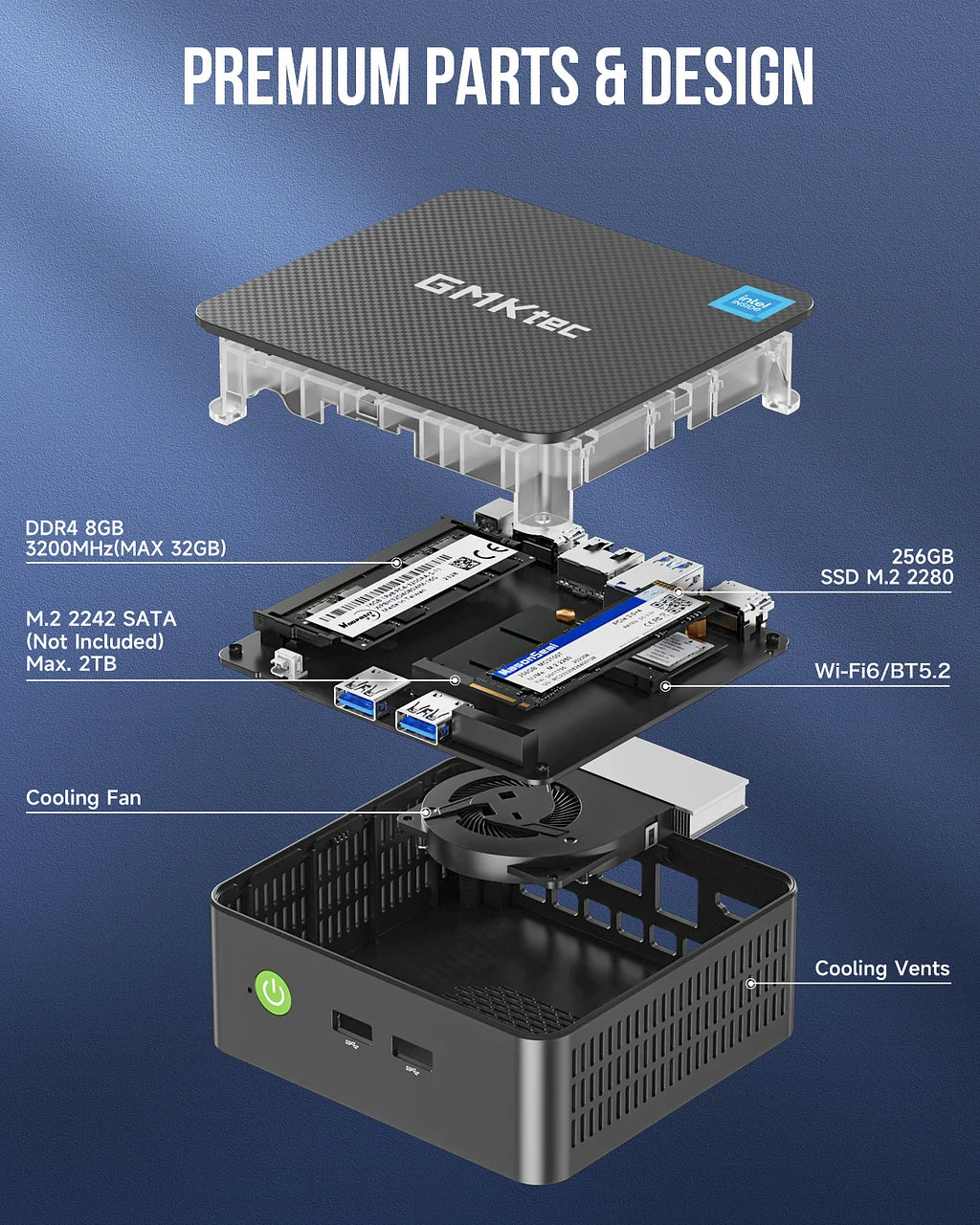 GMKtec NucBox G3 Plus Intel® Twin Lake N150