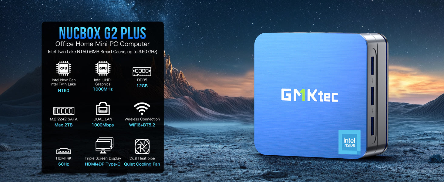GMKtec NucBox G2 Plus Intel® Twin Lake N150 – GMKtec EU