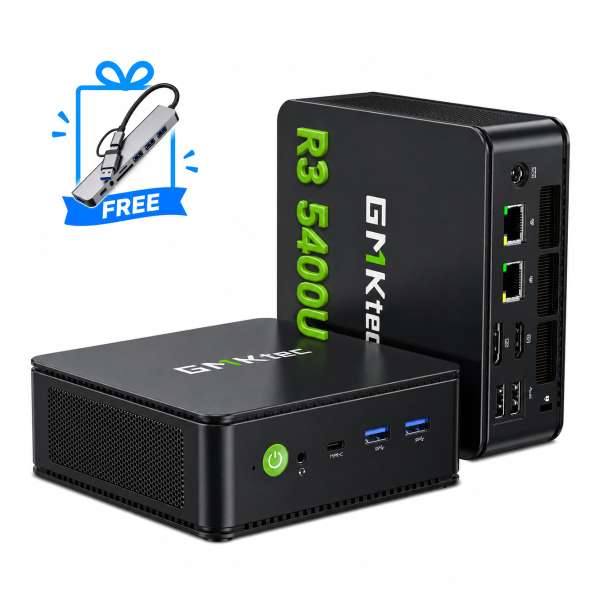 GMKtec NucBox M5S AMD Ryzen™ 3 5400U Mini PC