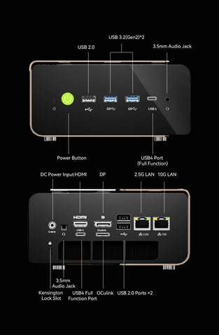 GMKtec EVO-T2 Intel Core Ultra X9 388H / X7 358H Mini PC