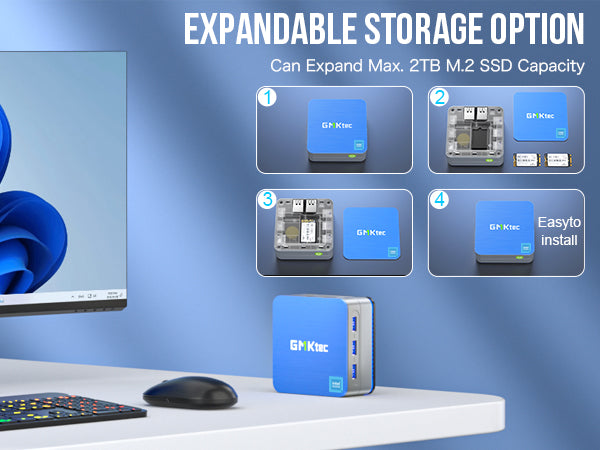 ⭕️ GMKtec NucBox G2 Plus N150 12GB 512GB Mini PC GMKtec Nucbox G2 Plus Intel N150 3.6GHz SSD 512GB