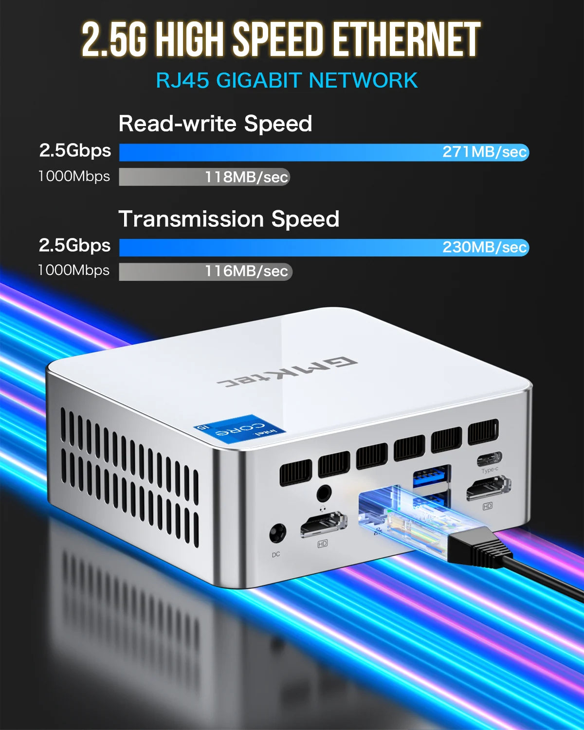 GMKtec NucBox M3 Intel 12th Core i5 12450H Mini PC