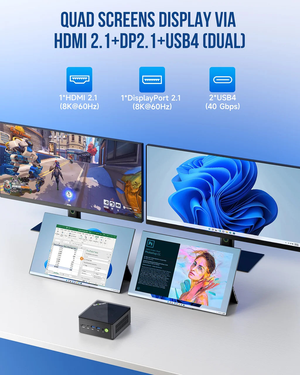 GMKtec NucBox K8 Plus AMD Ryzen™ 7 8845HS