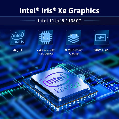 GMKtec NucBox 2 Plus Mini PC Intel® 11th i5 1135G7
