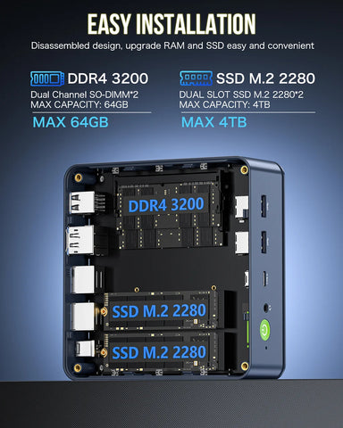 GMKtec NucBox M5 Plus AMD Ryzen™ 7 5825U