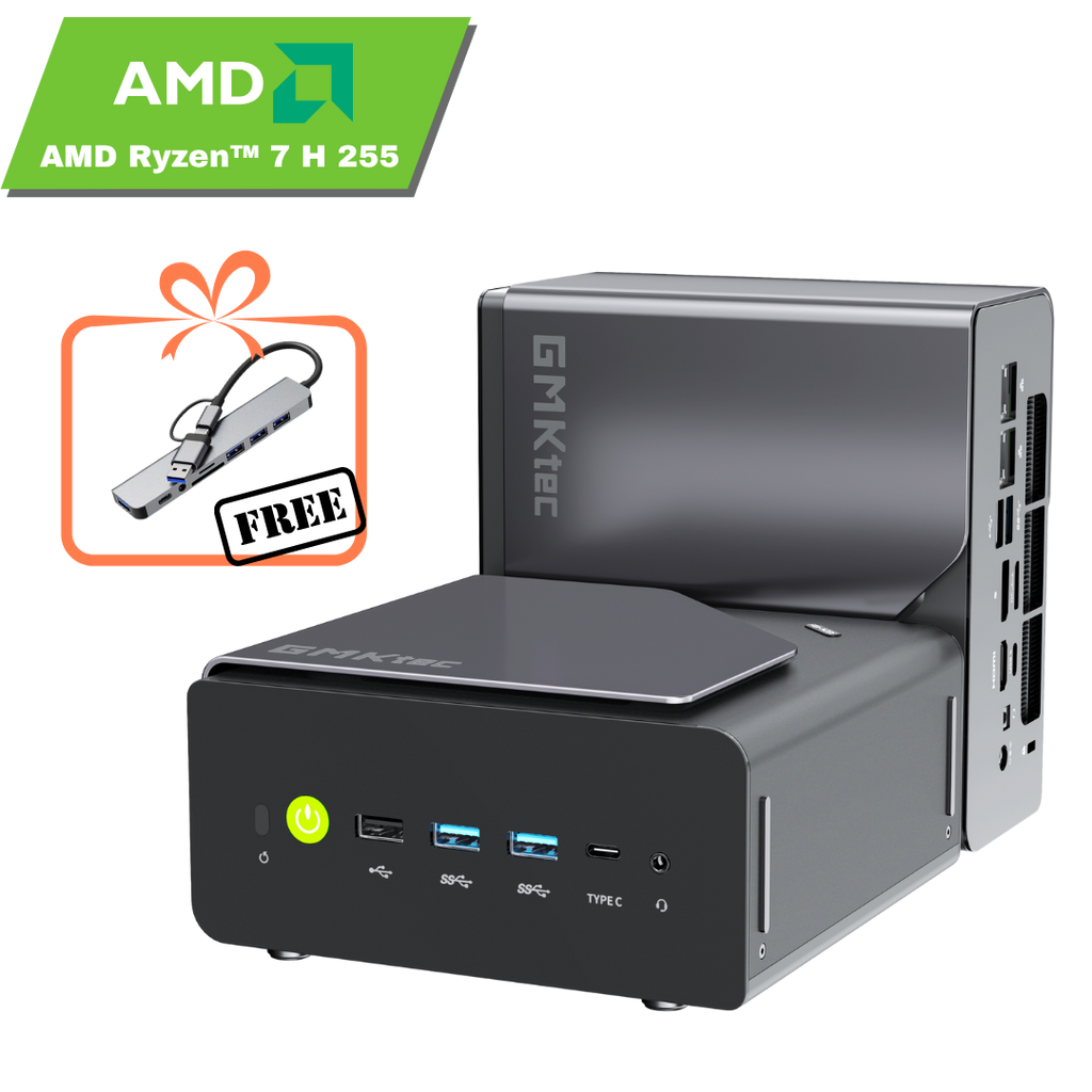 GMKtec NucBox 10 ミニPC Ryzen7 AMD Ryzen 7 7735HS Mini PC--NucBox K5