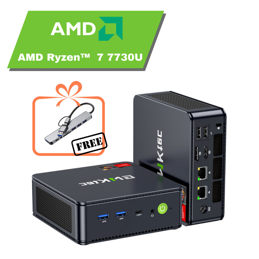 【新品未開封】GMKtec M5 AMD Ryzen7-5700U AMD Ryzen 7 5700U Mini PC--NucBox M5 Upgraded version