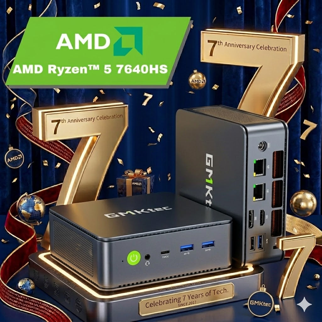 GMKtec NucBox M6 Υπολογιστές Mini Ultra AMD Ryzen™ 5 7640HS