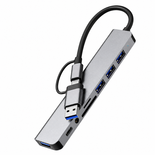 Estação de encaixe de hub USB 8 em 1