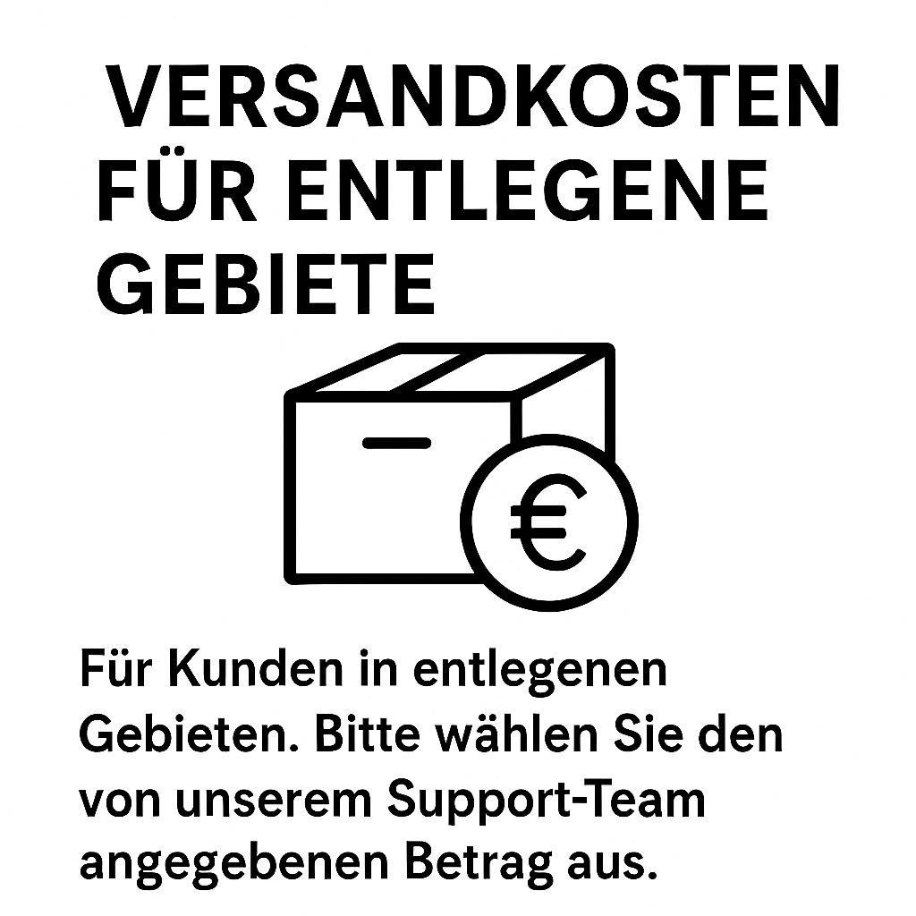 Differenzbetrag ausgleichen | Versandkosten für entlegene Gebiete