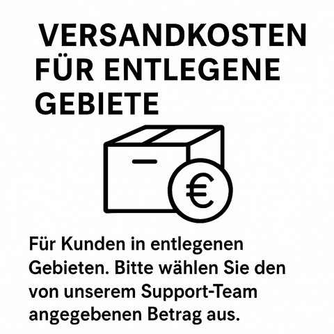 Differenzbetrag ausgleichen | Versandkosten für entlegene Gebiete