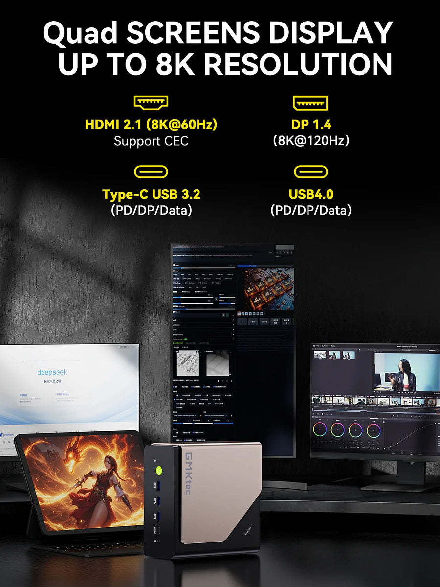 GMKtec EVO-T1 Intel Core Ultra 9 285H AI Mini PC