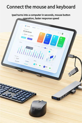 8-in-1 USB Hub Docking Station